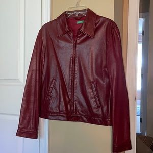 United Colors of Benetton Leather Jacket